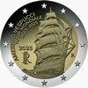 2EUSO_0550 2 Euro Mnze Italien 2025 Sonderprgung _Weltreise des Amerigo-Vespucci-Segelschulschiffes 2023-2025_